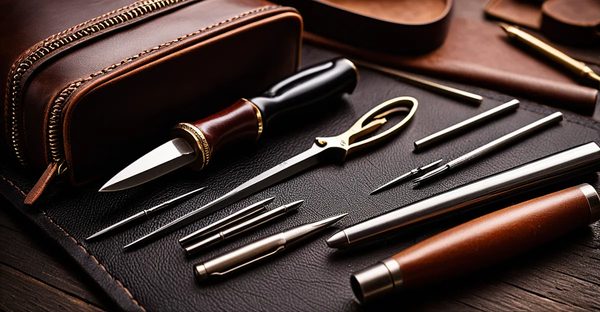 Outils cuir : les must-have pour vos créations artisanales
